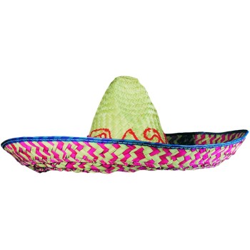 Sombrero méxicain paille