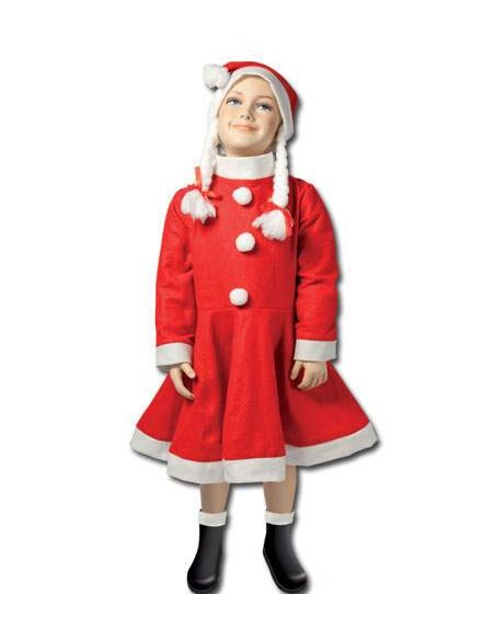 Costume enfant mère noël