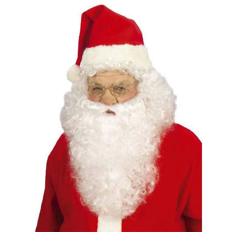 Barbe de père Noël professionnel haut de gamme - Catalogue Noël