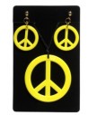 Boucles d'oreilles avec collier hippie