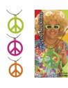 Collier hippie peace and love