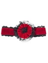 Collier cabaret rouge