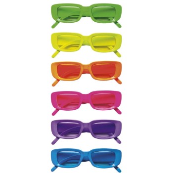 Lunettes néon couleurs fluos