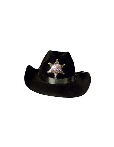 Chapeau de sheriff avec étoile