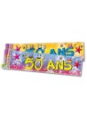 Banderole anniversaire 50 ans