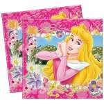 16 serviettes papier Princesses