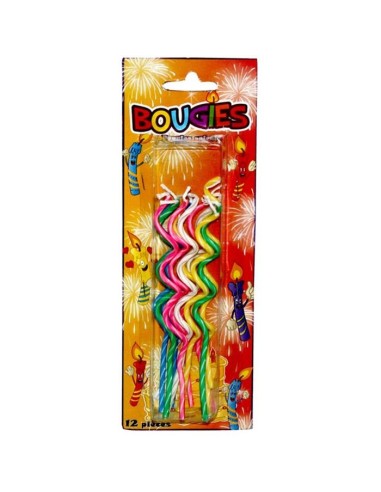 12 bougies spirales