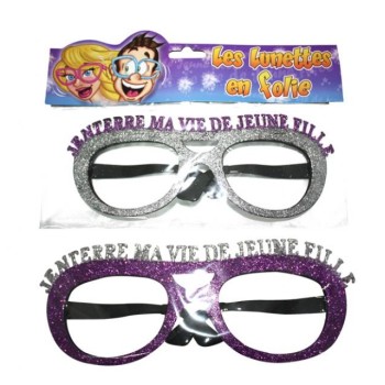 Lunettes géante "J'enterre ma vie de garçon"