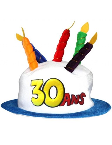 Chapeau anniversaire 30 ans