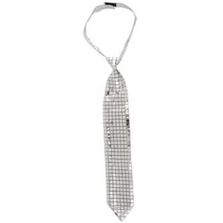 Cravate géante à paillette argent - Accessoires/Cravate Bretelles