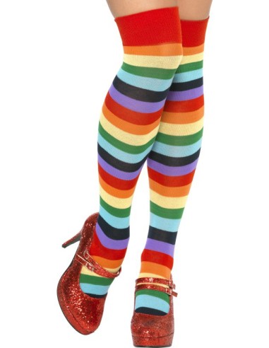 Chaussettes rayées multi couleurs