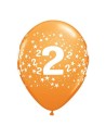 8 ballons chiffre 2