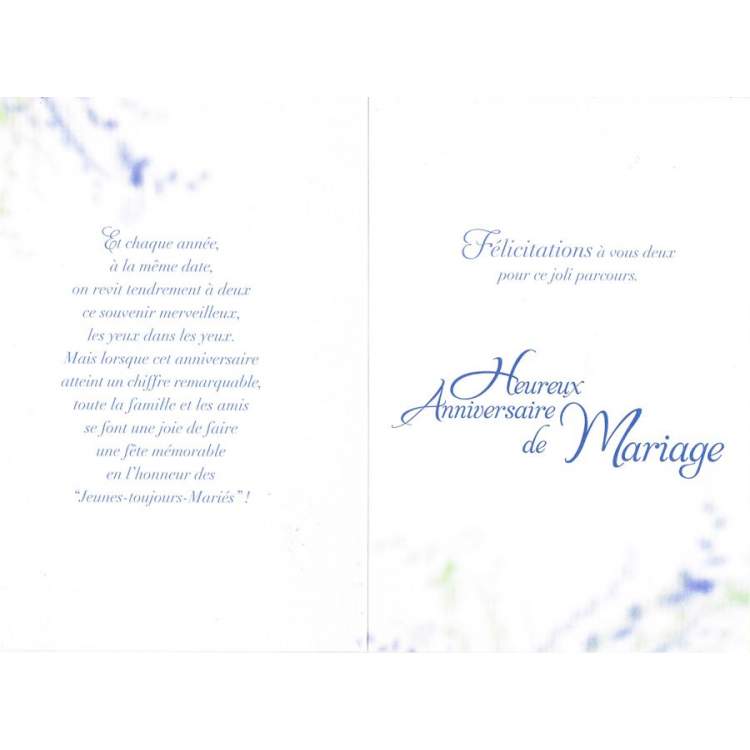 Carte Bon Anniversaire De Mariage Mega Fete