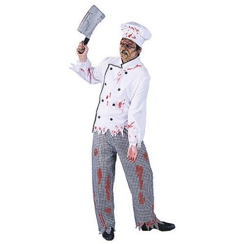 Déguisement de cuisinier zombie