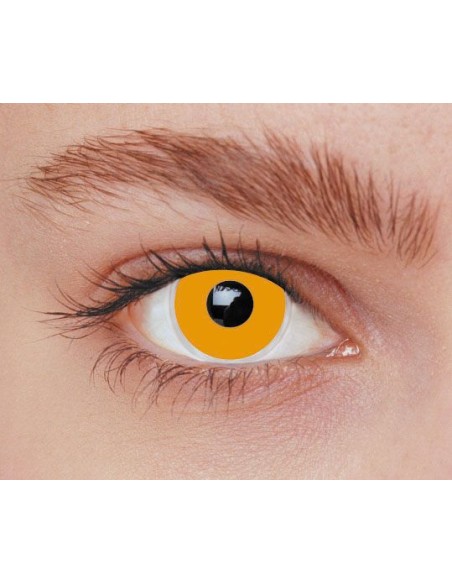 Lentilles iris orange