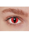 Lentilles iris chat rouge