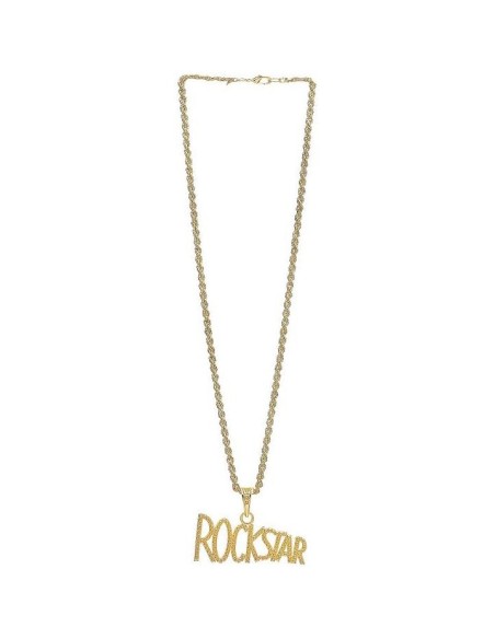 Collier doré rockstar